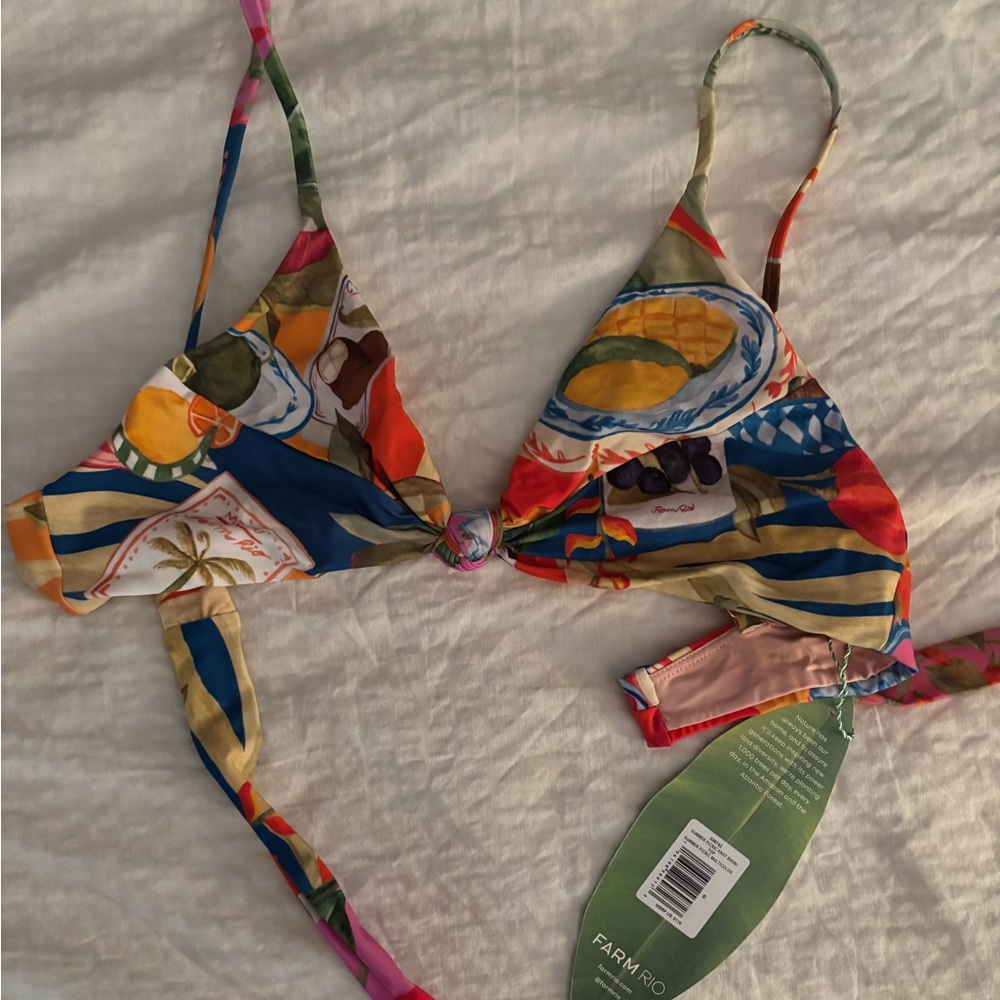 FARM Rio Multicolor Bikini Top
